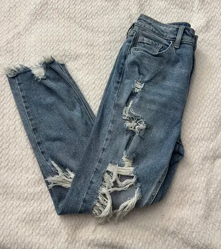 Cello Jeans High Waist Ripped Jeans 