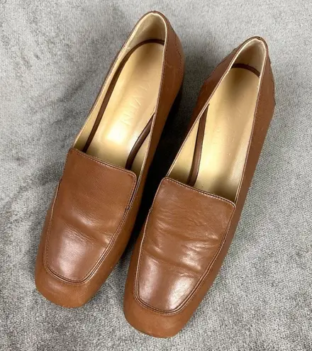 SYLVEN NY Marlene Cognac Loafers Size 40 Brown