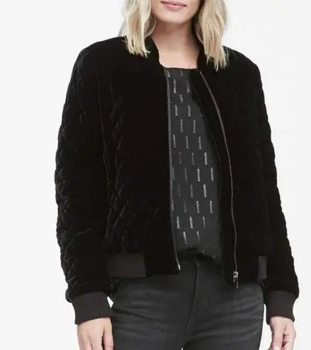 Banana Republic  Velvet Quilted Bomber Size Small