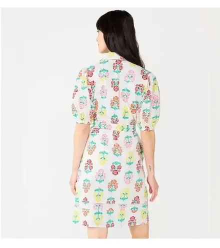 Draper James White Floral Eyelet Dress