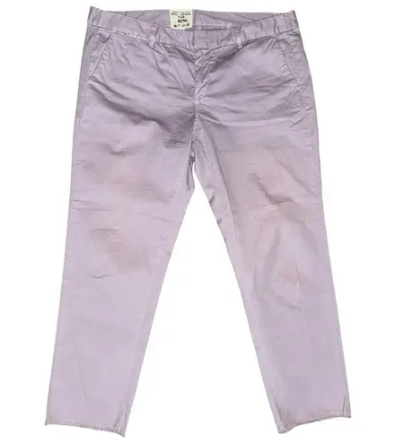 Nili Lotan Women’s 12 Lilac Lavender Purple Cotton Blend Easthampton Chino Pants