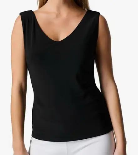 Joseph Ribkoff Black Sleeveless V-neck Cami Women's Top Size 6