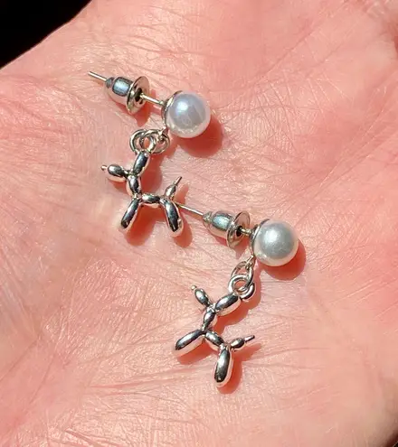 Handmade cute retro y2k ballon dog earrings 🐶🎈