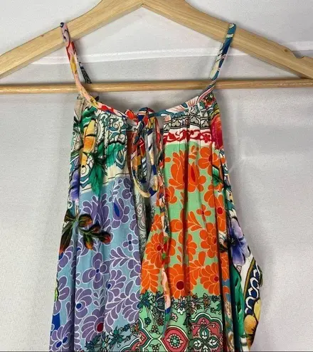 Tolani Collection Bay Barcelona High Neck Colorful Maxi Dress S