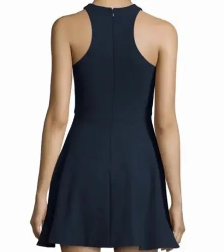 Elizabeth and James Scout Black Keyhole Fit & Flare Lined Mini Dress, size XS