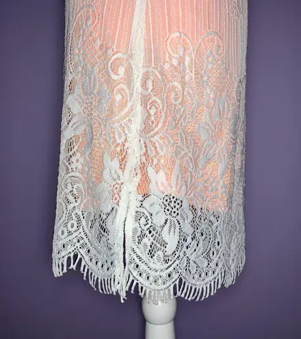 Hem & Thread NWT Boutique Lace Overlay Mini Dress