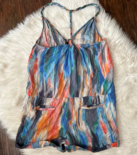 Rachel Roy Rachel Silk Colorful Romper