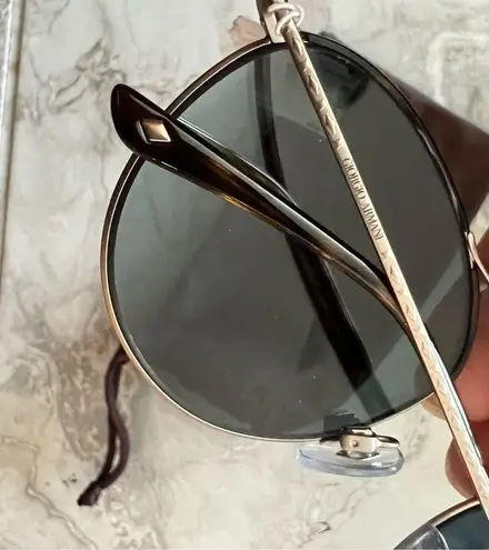 Giorgio Armani 55mm Aviator Sunglasses in Original Case New with Tag