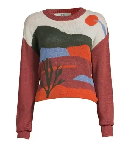 Madden NYC Junior's Scenic Sweater Size XXL Red