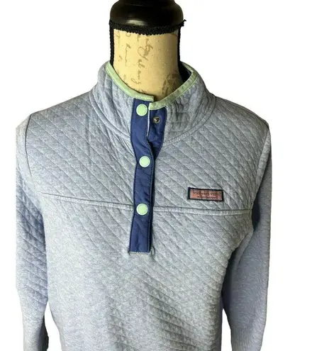 Vineyard Vines  - Hydrangea heather quilted classic Shep Shirt, Small‎