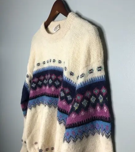 Vintage the baby alpaca nordic cream sweater Size M