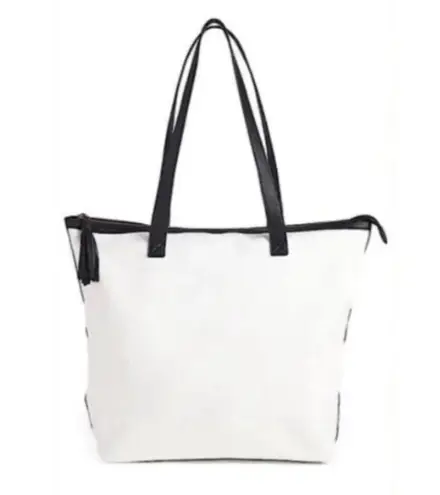 Walter Baker NWT Carly Bag, Canvas Vegan Leather Tote, New w/Tag Retail $198