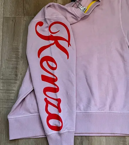 Kenzo Embroidered Jumping Tiger Sweatshirt Pink size XS NWT