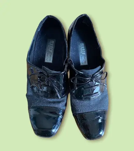 Munro Tweed Shiny Oxfords