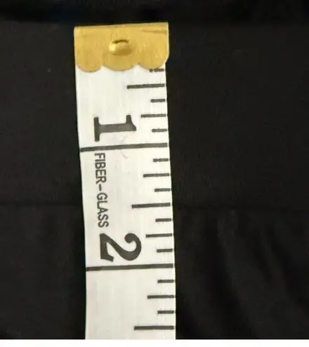 Isabel Maternity Black Stretchy Ribbed Henley Pencil Pull On Midi Skirt Med NEW!