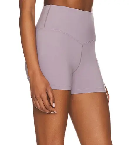 ANINE BING Lavender Biker Shorts Purple XS Compression Slimming High Waist Bike