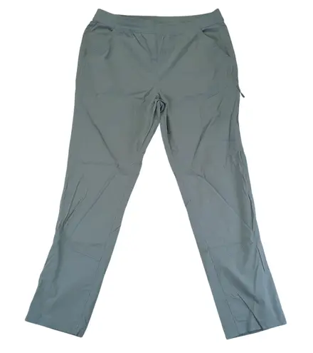 Duluth Trading AKHG Access Point Pull On Pants Slim Leg Women's 16 Hiking Gorp Gray