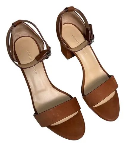 Jenni Kayne Women’s Brown Open Toe Ankle Strap Sandals Shoes Size 38 (US 8)