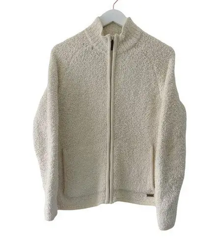 Natural Reflections Boucle Full Zip Jacket Sz S