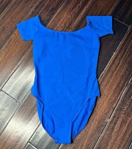 Los Angeles Apparel Short sleeve off the shoulder bodysuit basic summer