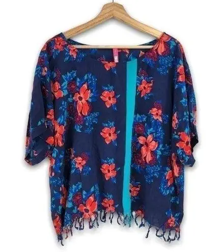 Plenty By Tracy Reese - Floral Fringe Tee - L