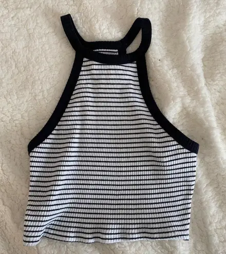 Hollister striped halter tank top