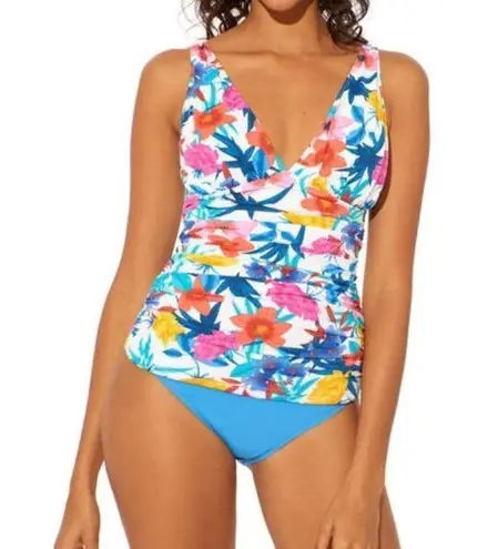 Bleu Rod Beattie New!  Floral Tankini Top