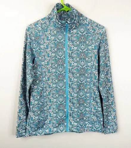 Peter Millar  Jacket Womens M Active Wear Full Zip Sun Protection Golf Paisley