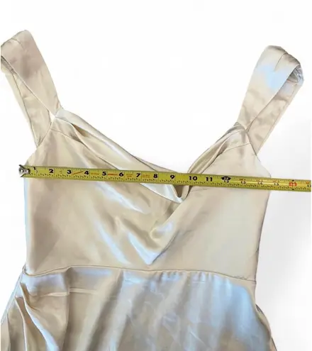 RUNAWAY THE LABEL Havanna Mini Dress in Ivory Medium