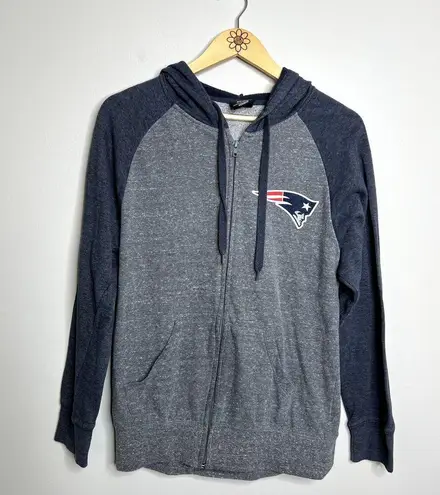 NFL  New England Patriots Full Zip Hoodie Sweatshirt