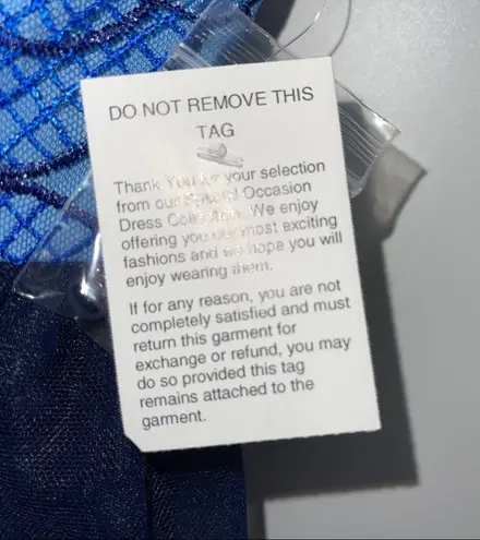 ROAMAN'S MULTI BLUE FLORAL BODICE DRESS 12W Size 12