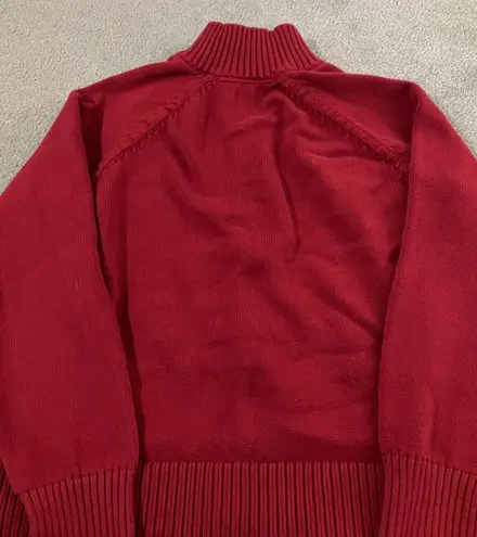 Ruff Hewn Red Sweater Zip-Up