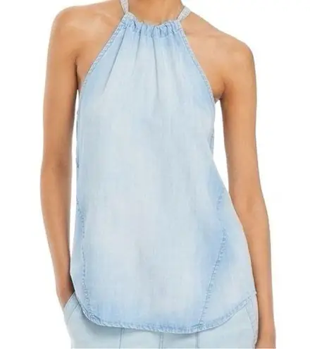 Bella Dahl Women’s Size XS Silverlake Wash Light Blue Chambray Sleeveless Top