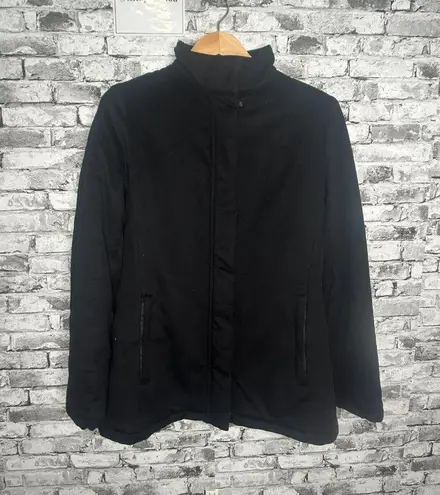 Loro Piana EUC Black Jacket w/ Gold Lining Size 46