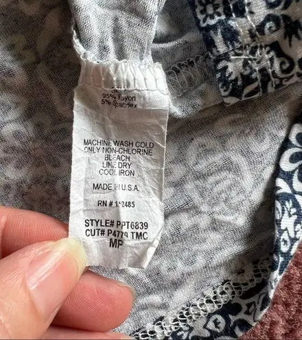 PaperMoon Elaria Key Hole Knit Top- Size MP