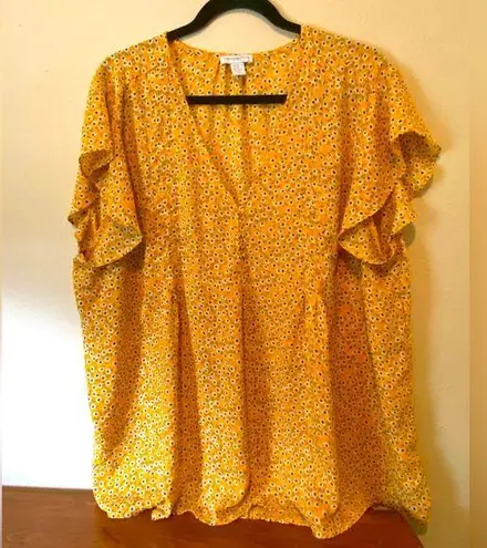 Carolina belle Women’s Plus Sz2X Flowy Blouse