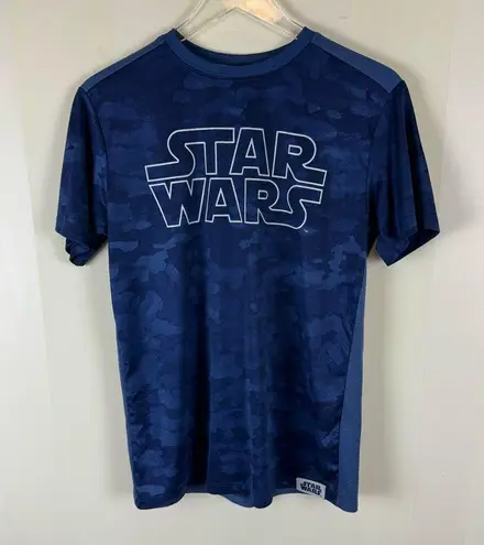 Star Wars Blue Camo Logo Graphic T-Shirt
