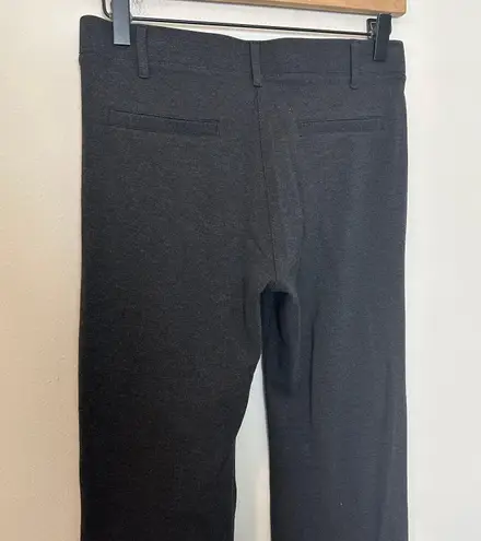 Betabrand - Dress Pant Yoga Pants Straight Leg Classic Charcoal Business Career