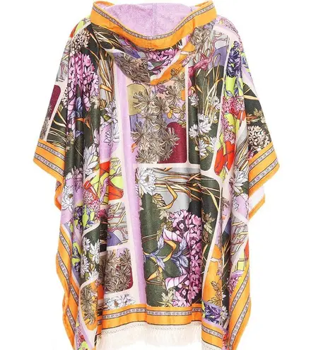 Agua Bendita Delahila Suki Poncho Towel Caftan NWT Size U, One Size Fits All