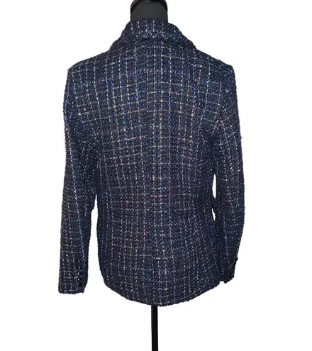 House of Harlow Double Breasted Tweed Blazer