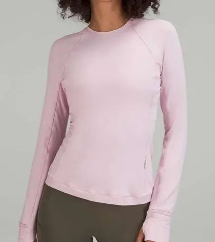 Lululemon it’s rulu run long sleeve pink peony size 8