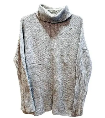 Caslon  Gray Wool Blend Turtleneck Sweater 3X