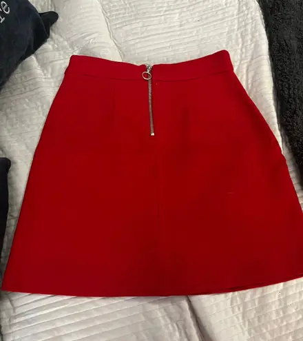 Maeve NWOT by Anthropologie red mini skirt