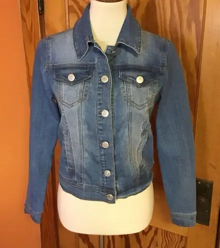 Dollhouse faded cropped jean jacket
