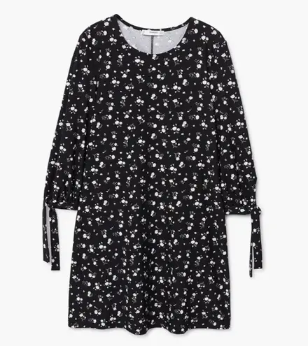 Mango Sleeve Knotted Dress