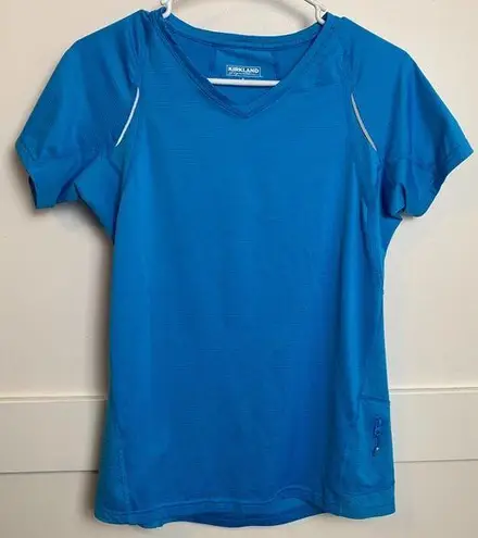 Kirkland Signature  Blue Active Short Sleeve Shirt