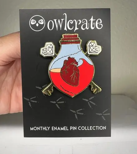 OwlCrate This Poison Heart Enamel Pin