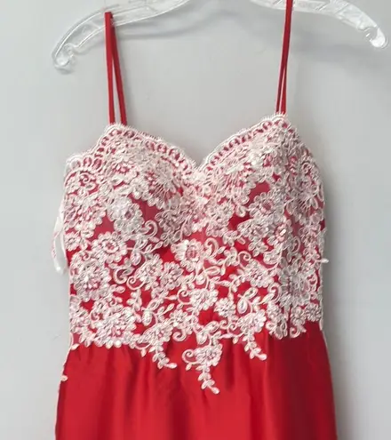 JJ's House Evening Gown Prom Strap Strapless Princess Neck Sequin Lace Cutout 4