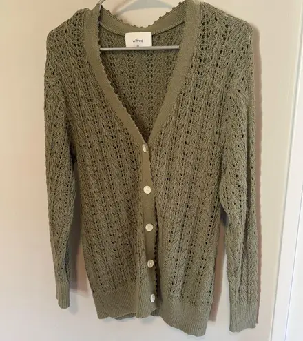Wilfred Aritzia Women's Cardigan Green Size undefined