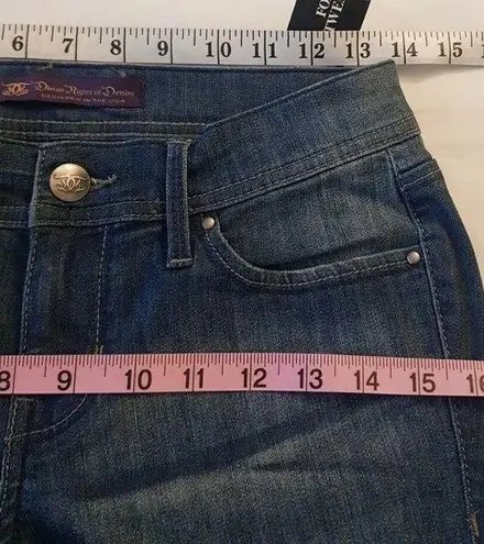 Divine Rights Of Denim Womens Jeans Sz 26 Low Rise Flare Y2k Long Medium Denim